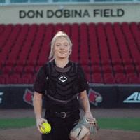 University Of Louisville Softball GIF by Louisville Cardinals
