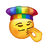 In Love Rainbow Sticker