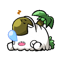 Happy Sleep Sticker by Frutti Dino