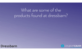 Faq Dressbarn GIF by Coupon Cause