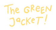The Masters Golf Sticker by Catharina Stewart