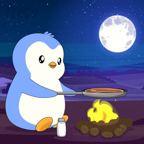 Hungry Penguin GIF by Pudgy Penguins