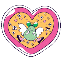 Heart Pear Sticker by Flying Eye Books