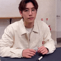 Looks Around Mark Tuan GIF