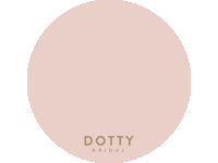 dottybridal sneak peek dotty bridal Sticker