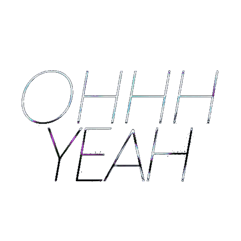 Oh Yeah Yes Sticker by Ishmael Arias Pinto
