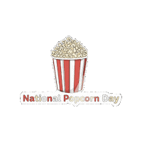 Cinema Popcorn Sticker