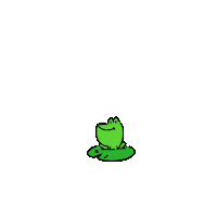 Duckgu frog rice 개구리 라이스맨 Sticker