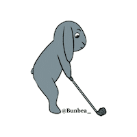 Golfing Golf Shot Sticker