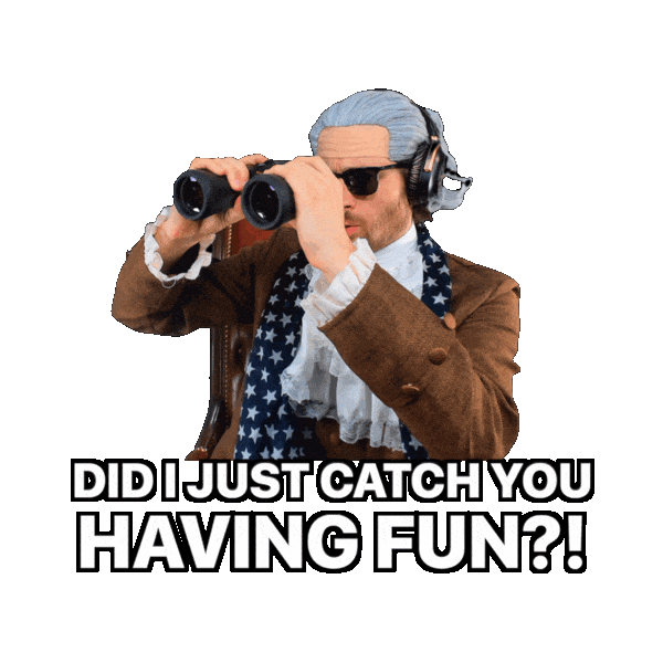 Enjoying Having A Good Time Sticker