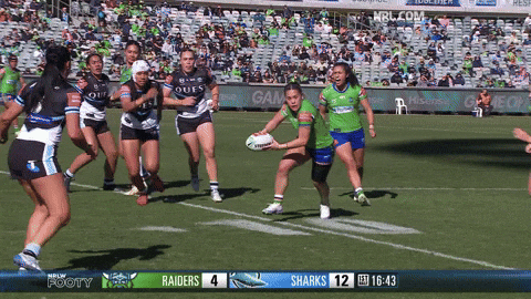 Womens Rugby League Nrl GIF by Canberra Raiders