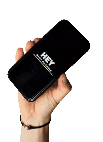 heytommey giphyupload hey social media phone Sticker