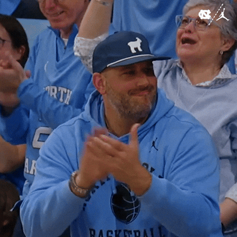 Lets Go Basketball GIF by UNC Tar Heels