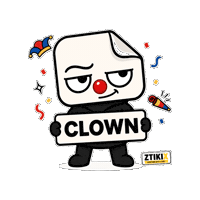 Trump Joke Sticker by ZTIKIX