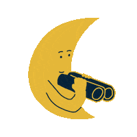 Luna Sticker by TINYCOTTONS