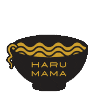 harumamasd pig bowl ramen noodles Sticker