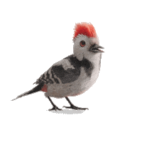 Snow White Bird Sticker by Walt Disney Studios