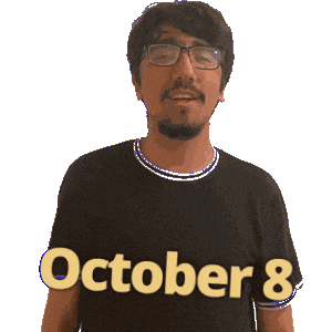 October 8 Sticker