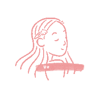 Girl Pink Sticker by Posh The Label