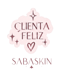 SABASKIN skincare feliz love this resultados Sticker
