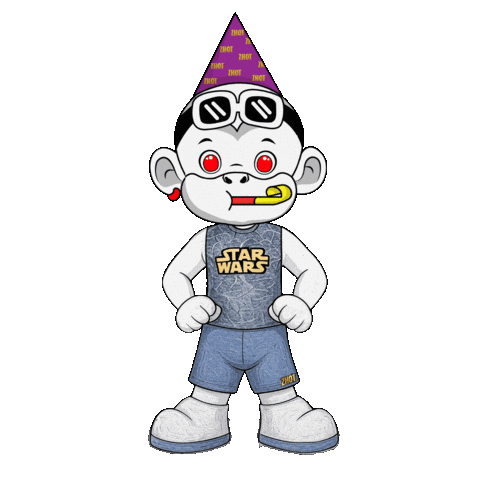 Star Wars Party Sticker by Zhot Shop