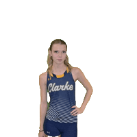 Clarke Athletics Sticker by Clarke University