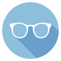care_vision bye glasses brille augen Sticker