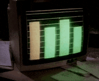 fuzzyghost retro 80s vhs retrowave GIF