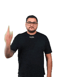 Point Pointing Sticker by Liborio Manciavillano