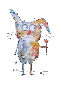 Happyrabbit Sticker