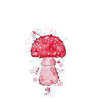 Autumn Mushroom Sticker