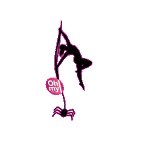 Halloween Spider Sticker by Oh my Pole