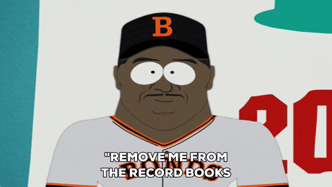 barry bonds baseball GIF by South Park 
