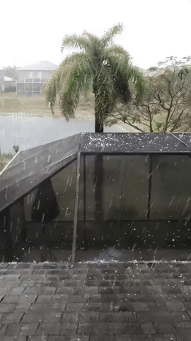 Hailstones Pelt Southwest Florida Amid Weather Warnings