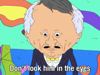 Eyes Stare GIF by Adult Swim