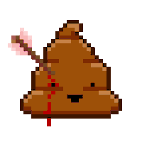 Art Shitting Sticker by Poopies.io