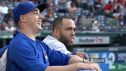 cracking up laughing GIF by MLB