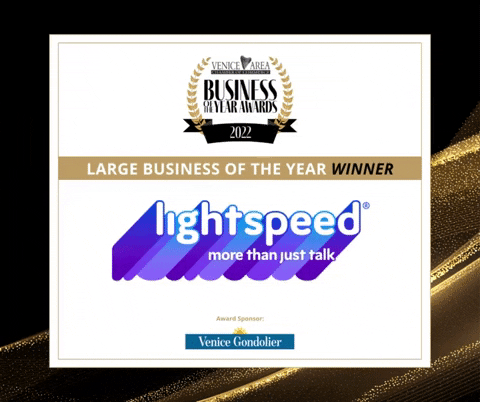 LightspeedVoice giphyupload lightspeed voice lightspeed voice business of the year awards GIF
