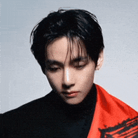 Staring Kim Taehyung GIF