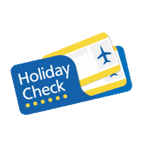 HolidayCheck travel vacation flight ticket Sticker