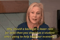 Kirsten Gillibrand Student Loan Debt GIF