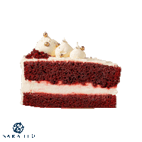 Hungry Red Velvet Sticker by Sarahlú Confections