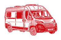 Camping Camper Van Sticker by Sunlight Motorhomes