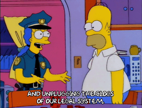 scared homer simpson GIF