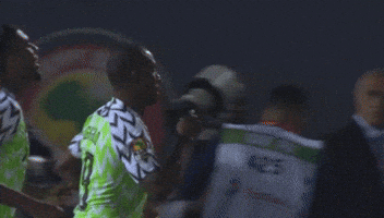 Celebrate Super Eagles GIF by CAF