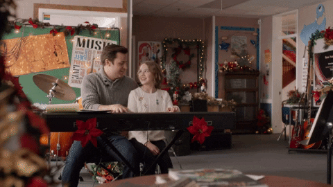 holiday movie singing GIF by Hallmark Channel