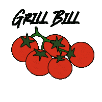 Grill Tomaten Sticker by Seedamm-Center