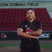 University Of Louisville Softball GIF by Louisville Cardinals