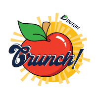 Dutoit apple crunch dutoit Sticker