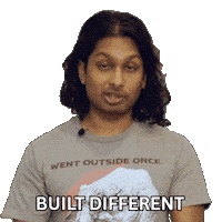 One Of One Confidence Sticker by Ashwin Gane
